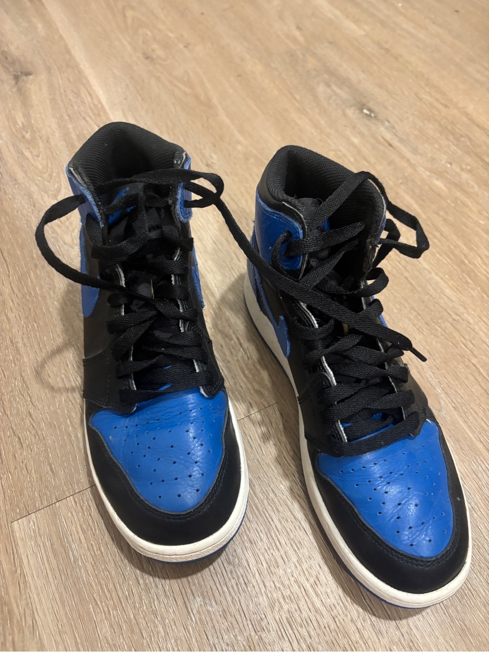 Jordan High-Top Sneakers - Black & Blue